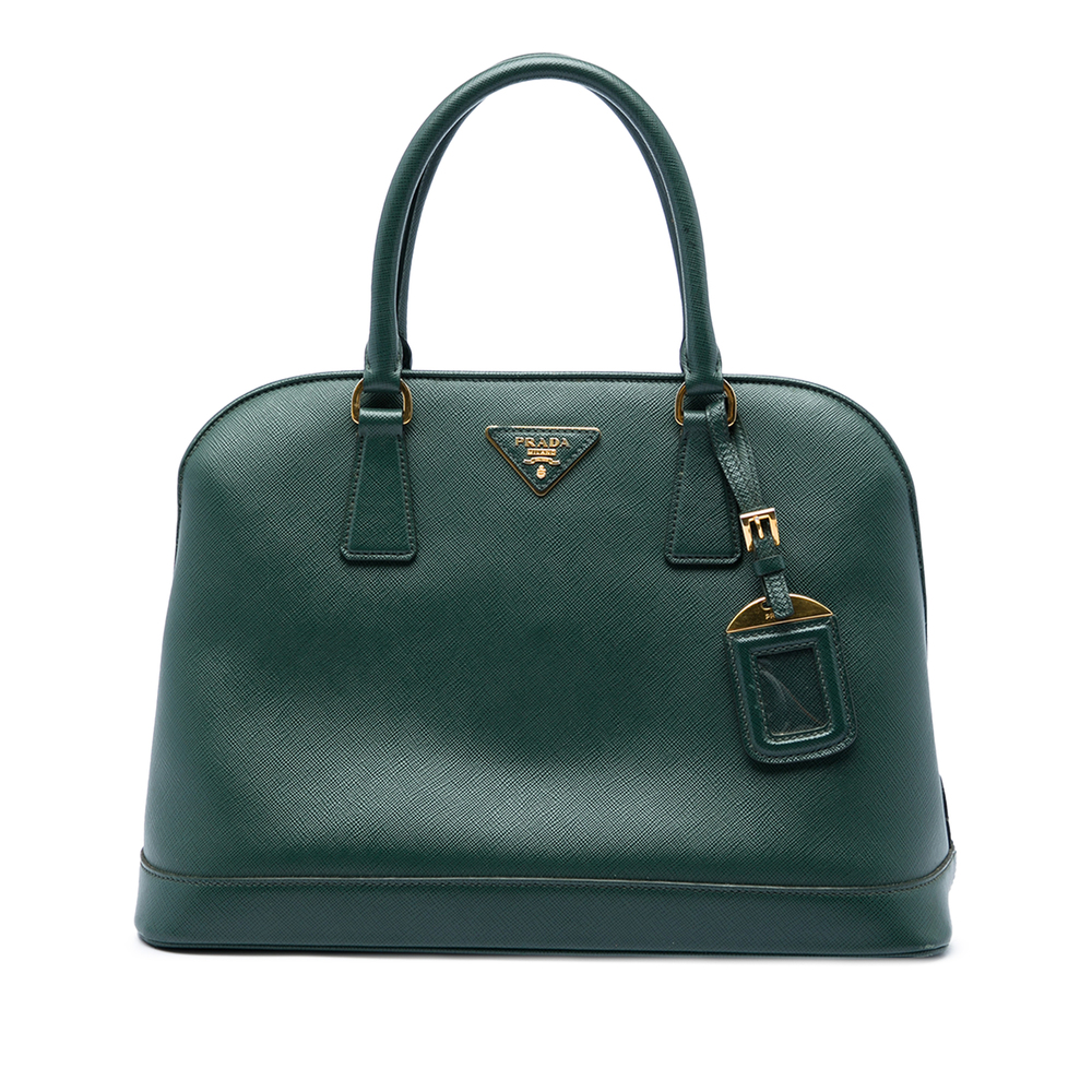 Pre-Loved Prada Medium Saffiano Lux Open Promenade Satchel